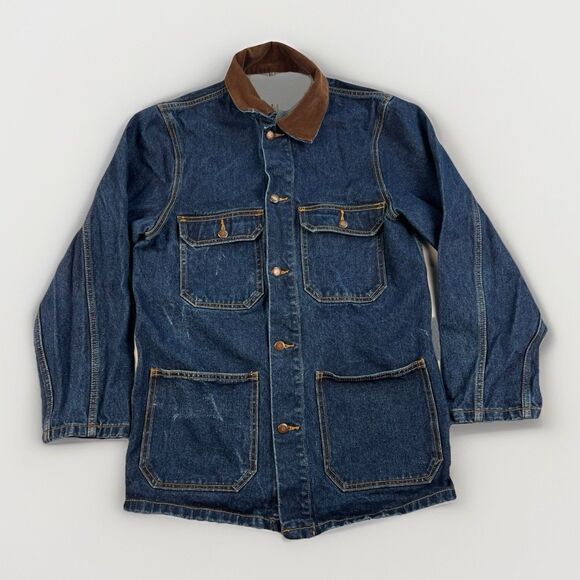 Brandy Melville Jackets & Blazers - John Galt Brandy Melville Trucker Barn Denim Jacket Size Small Oversize Workwear